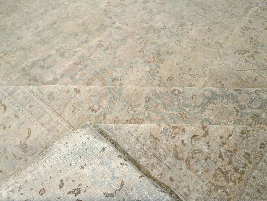 Antique Persian Tabriz Carpet, No.24516 - Gss