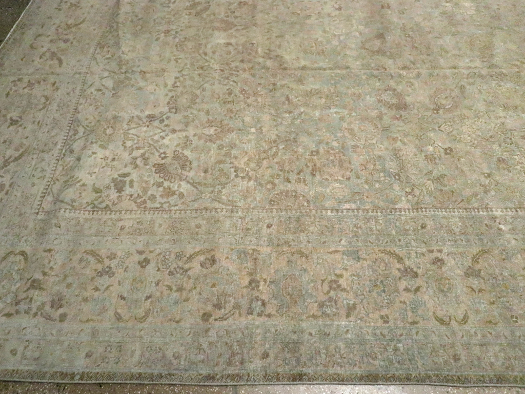 Antique Persian Tabriz Carpet, No.24516 - Gss