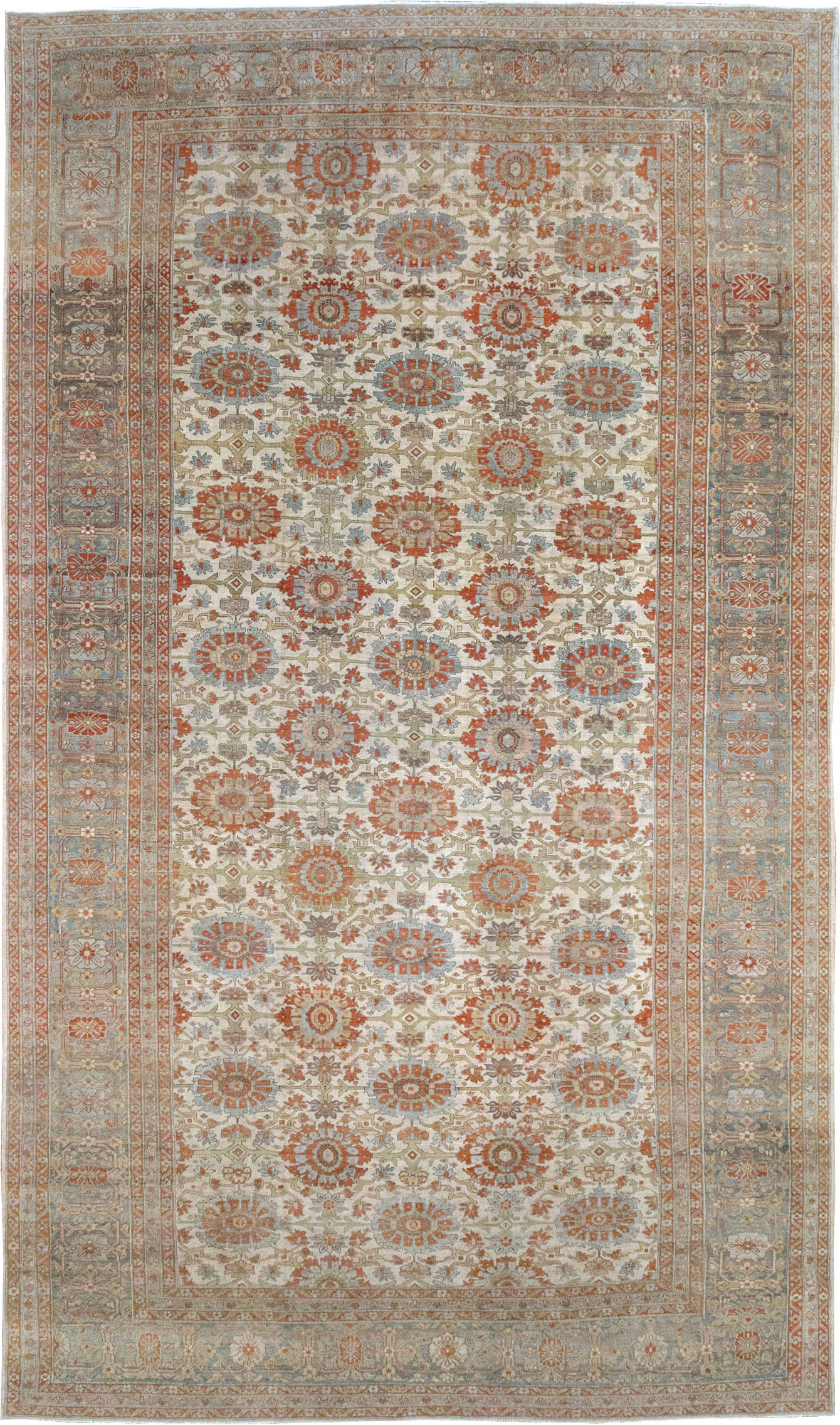 Antique Persian Bibikabad Oversize Carpet, No.24523 - Gss