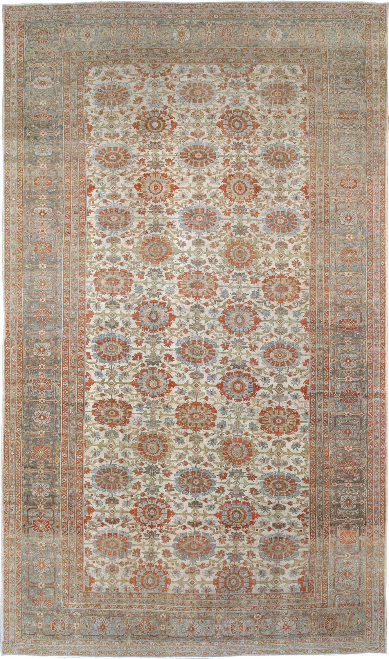 Antique Persian Bibikabad Oversize Carpet, No.24523 - Gss