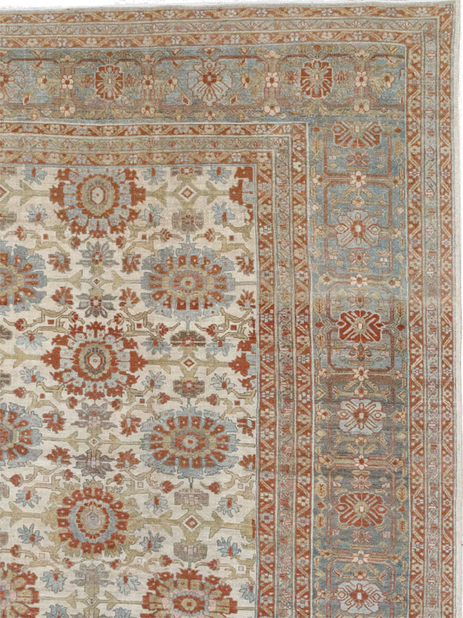 Antique Persian Bibikabad Oversize Carpet, No.24523 - Gss
