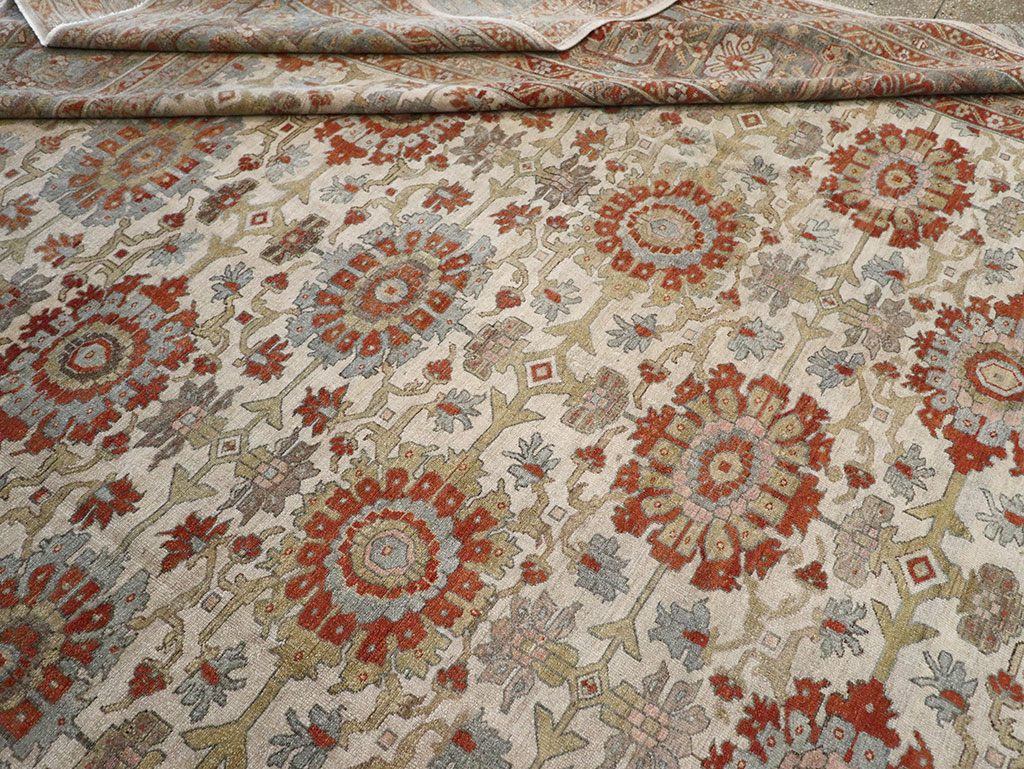 Antique Persian Bibikabad Oversize Carpet, No.24523 - Gss