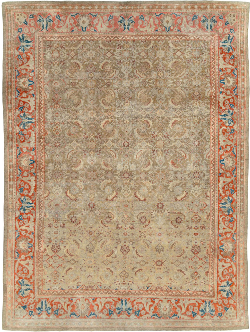 Antique Indian Lahore Carpet, No.24525 - Gss