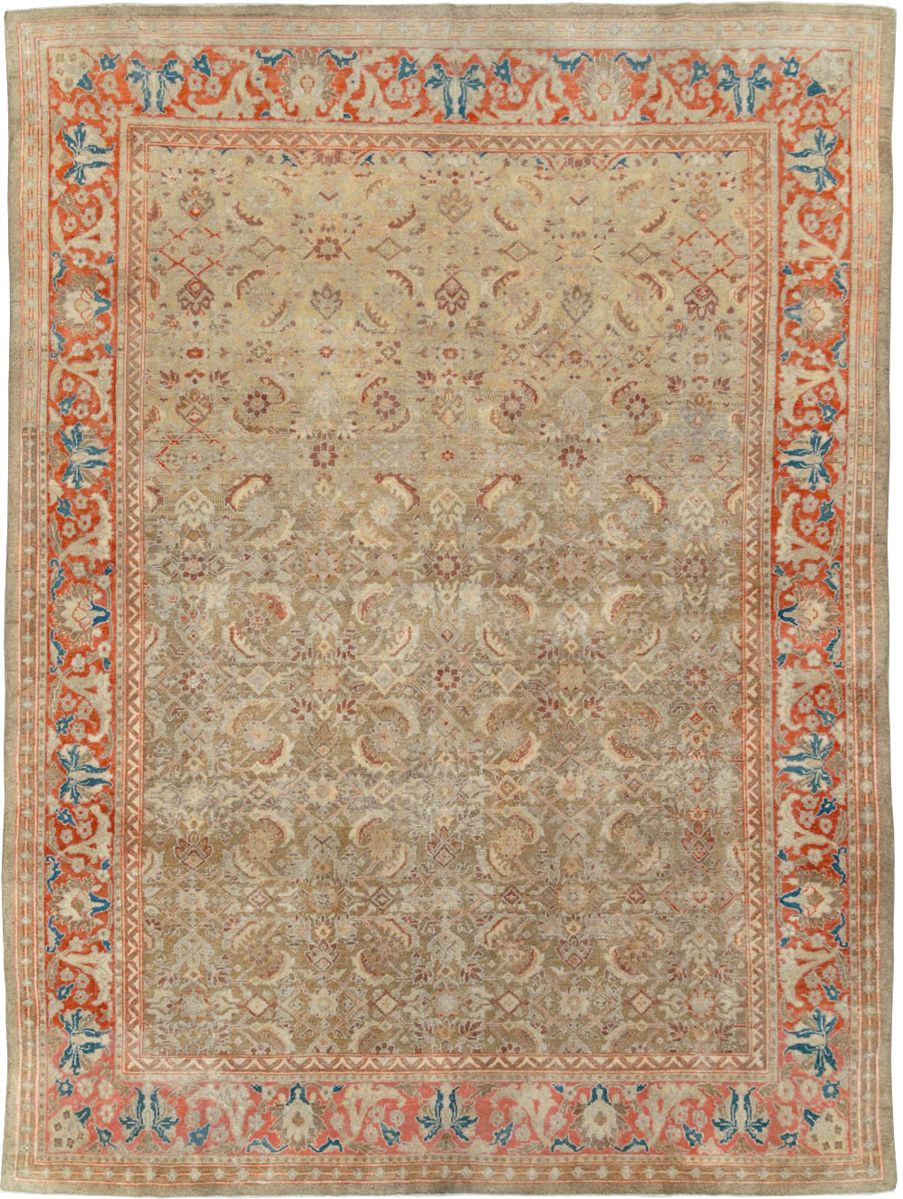 Antique Indian Lahore Carpet, No.24525 - Gss