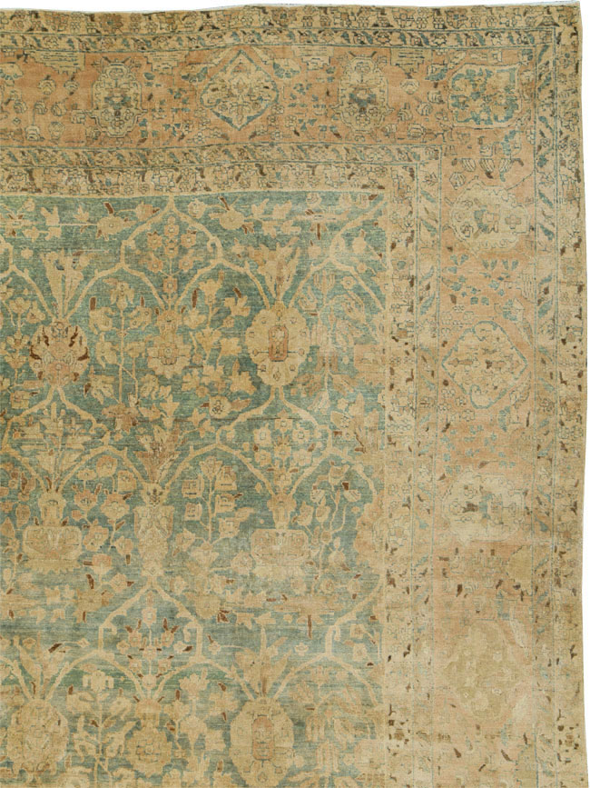 Antique Persian Tabriz Carpet, No.24529 - Gss