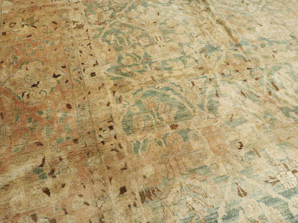 Antique Persian Tabriz Carpet, No.24529 - Gss