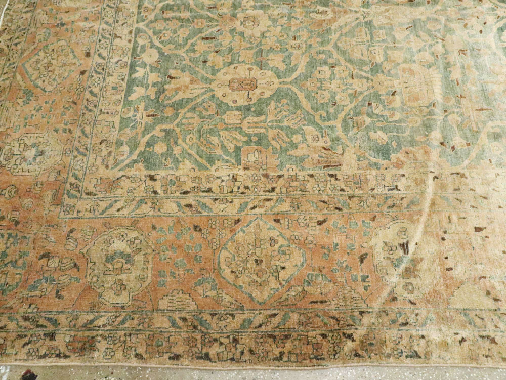 Antique Persian Tabriz Carpet, No.24529 - Gss