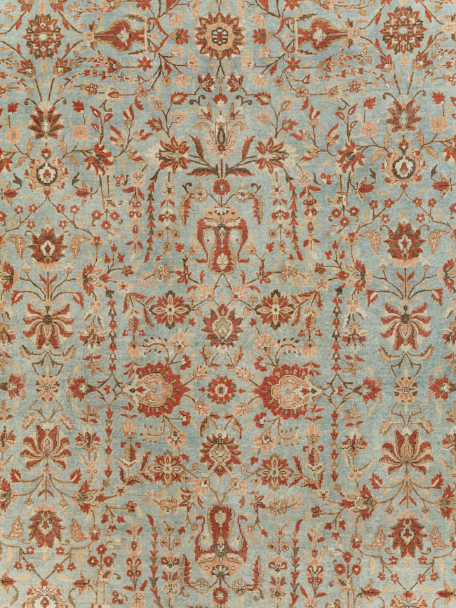 Antique Persian Kashan Oversize Carpet, No.24532 - Gss