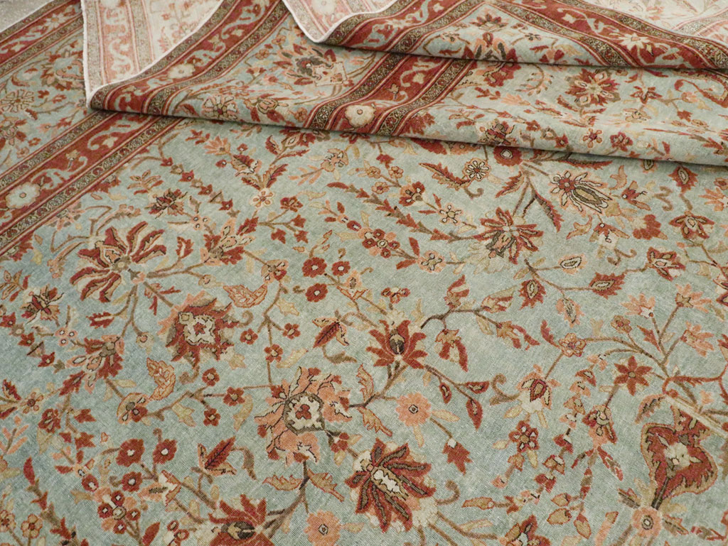 Antique Persian Kashan Oversize Carpet, No.24532 - Gss