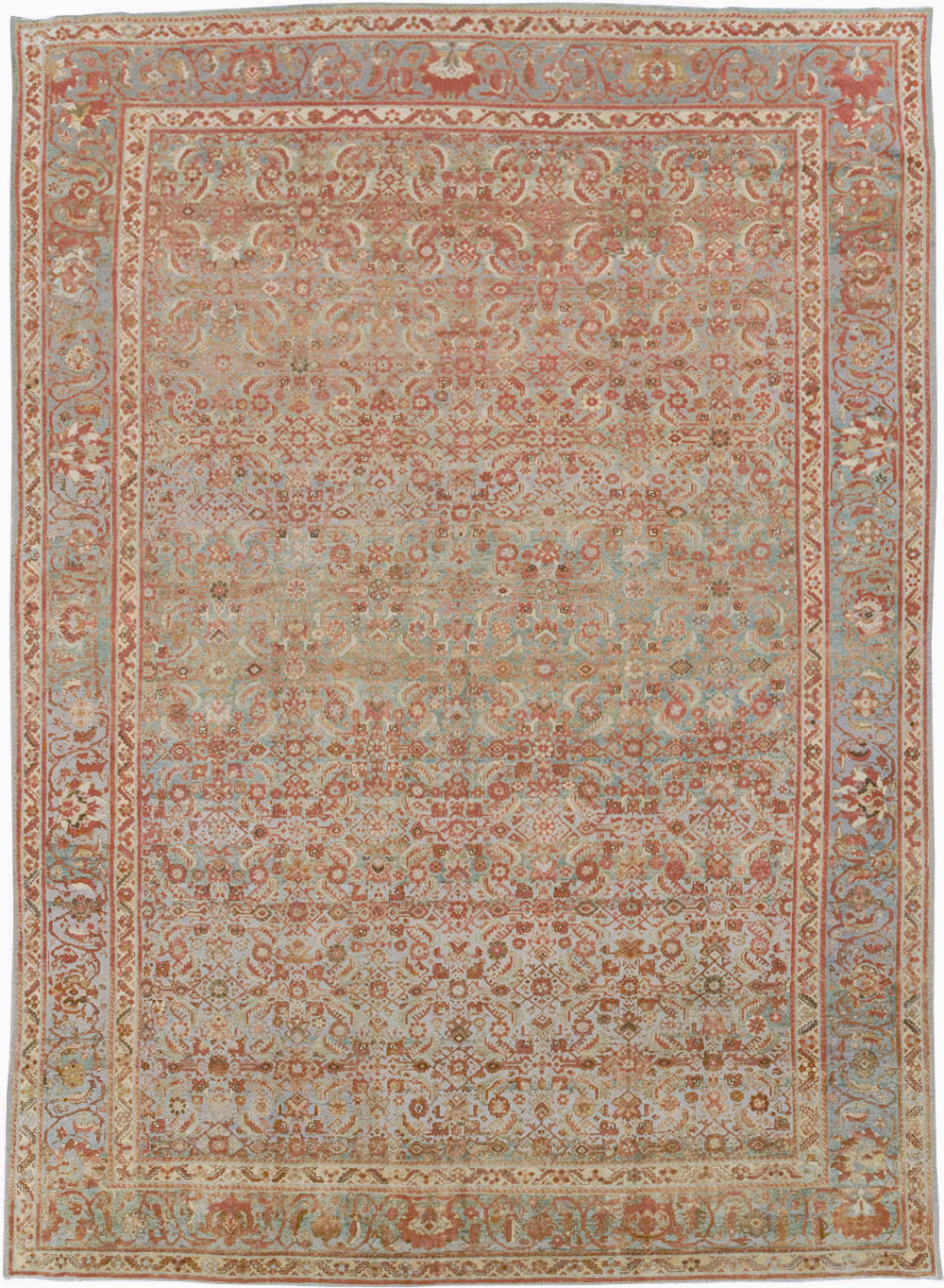 Antique Persian Malayer Large Carpet, No.24537 - Gss