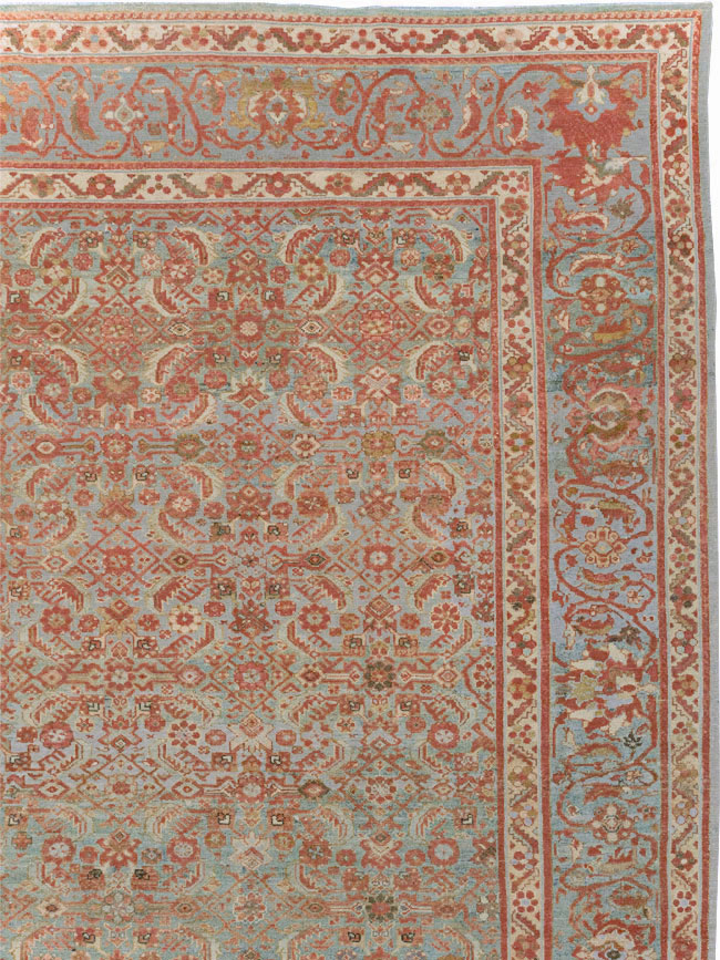 Antique Persian Malayer Large Carpet, No.24537 - Gss