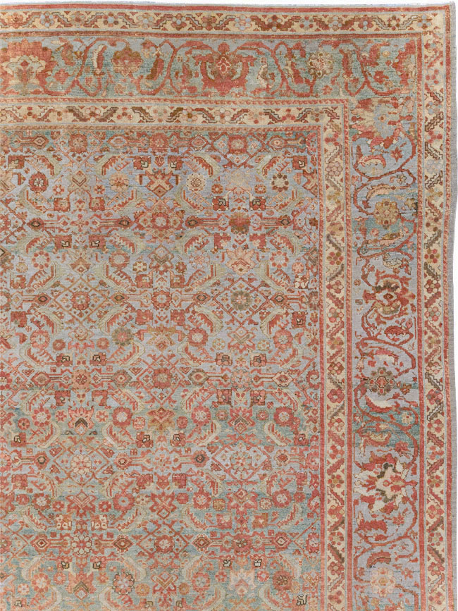 Antique Persian Malayer Large Carpet, No.24537 - Gss