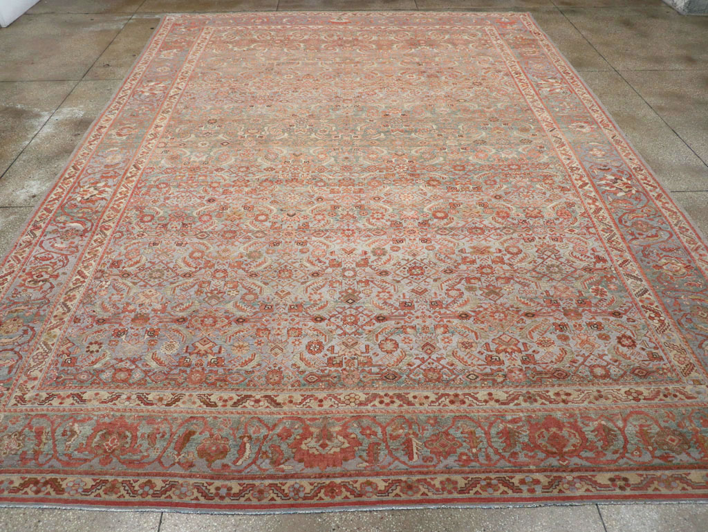 Antique Persian Malayer Large Carpet, No.24537 - Gss