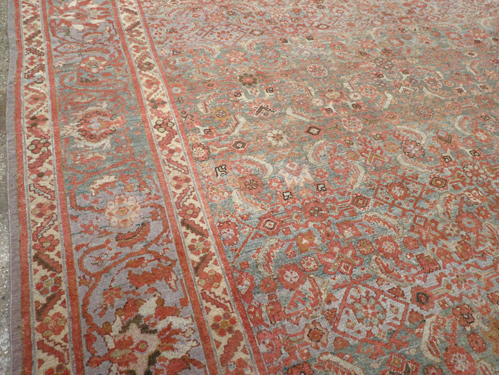 Antique Persian Malayer Large Carpet, No.24537 - Gss