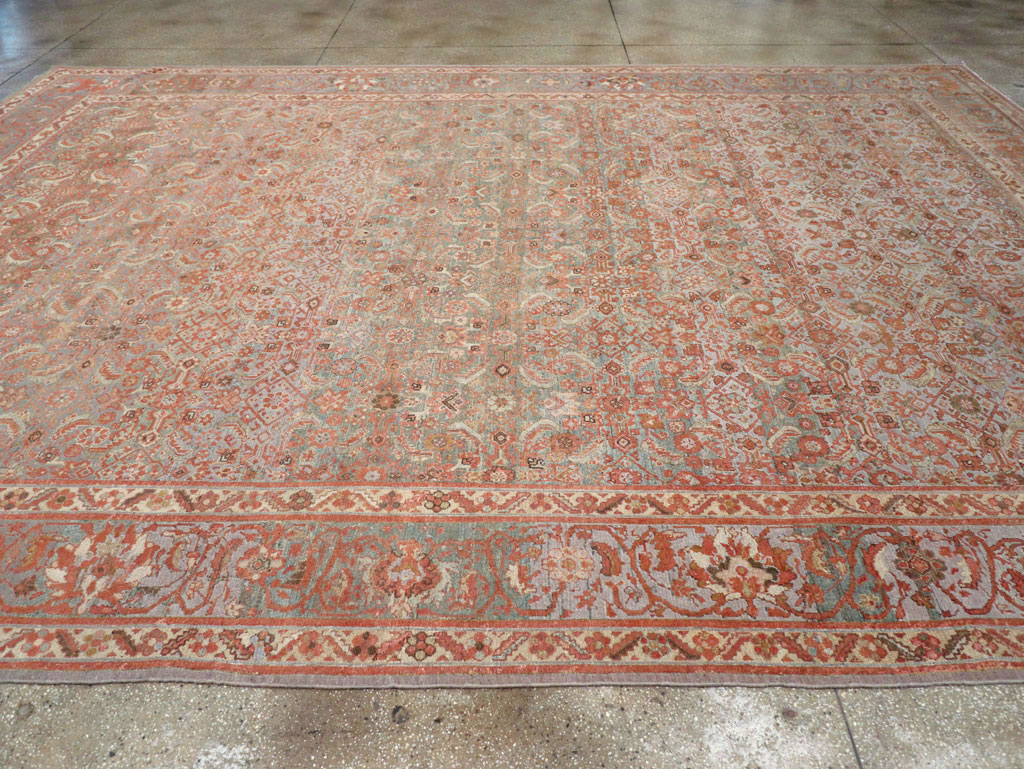 Antique Persian Malayer Large Carpet, No.24537 - Gss