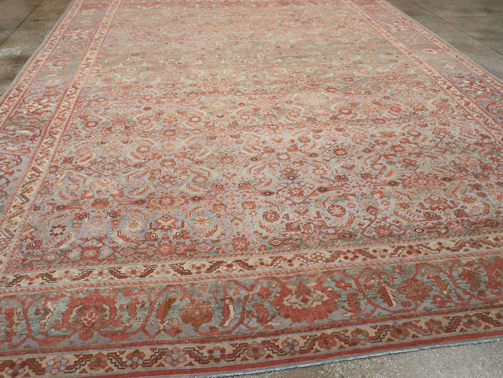 Antique Persian Malayer Large Carpet, No.24537 - Gss