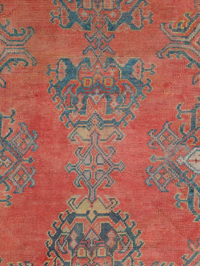 Antique Turkish Oushak Gallery Carpet, No.24548 - Gss