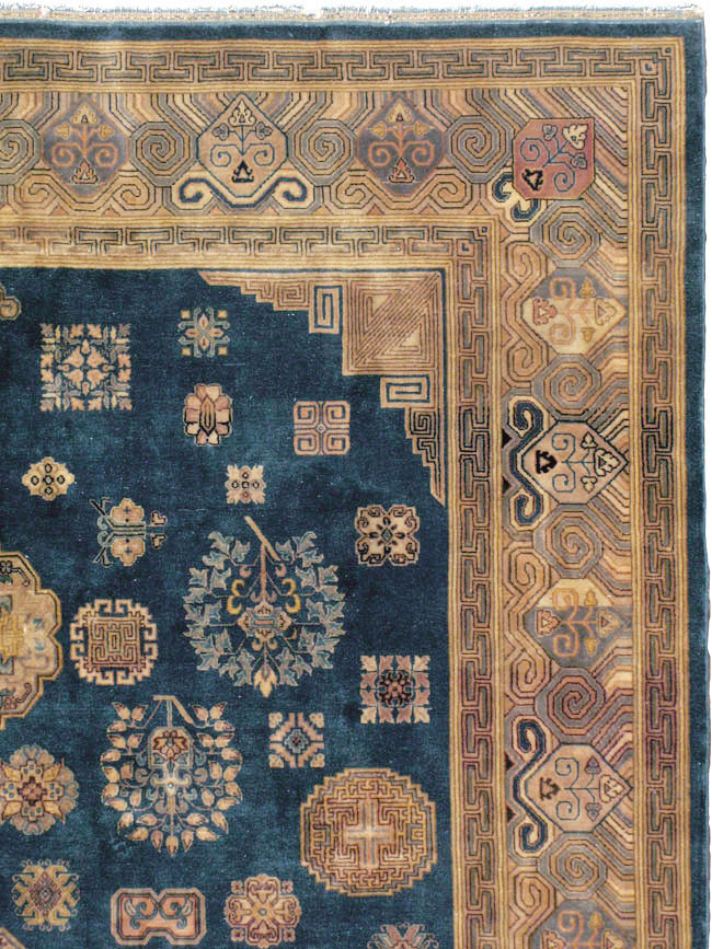 Vintage East Turkestan Khotan Rug, No.24552 - Gss