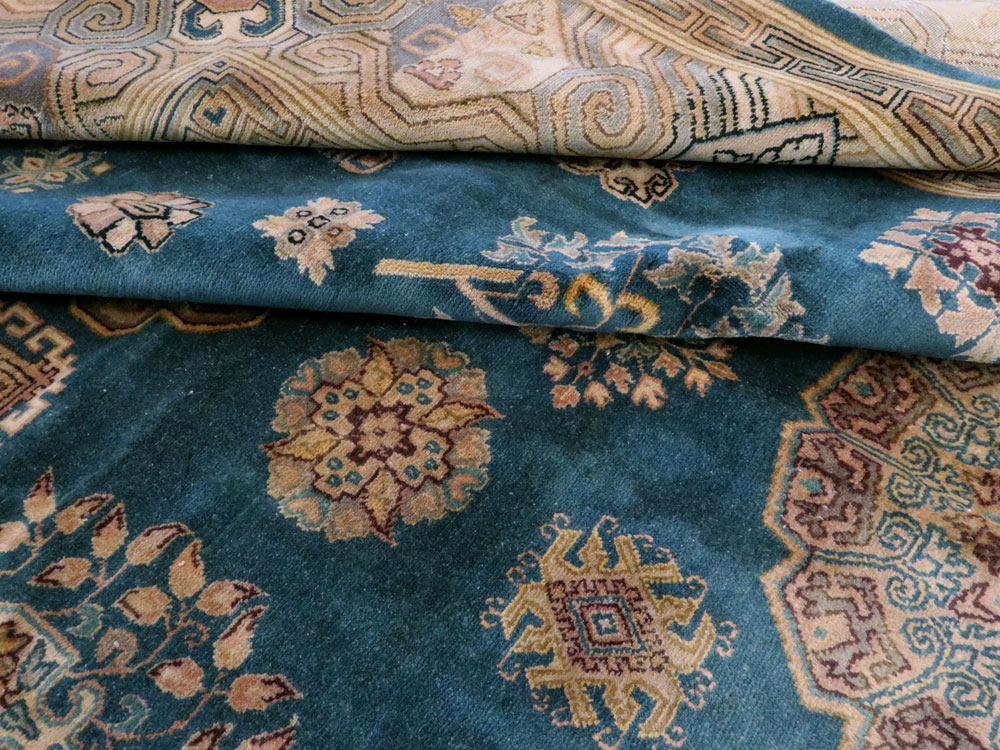 Vintage East Turkestan Khotan Rug, No.24552 - Gss