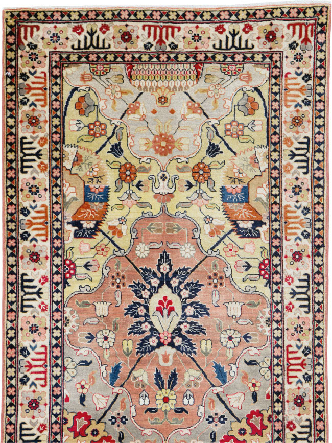 Vintage Persian Tabriz Runner, No.24553 - Gss