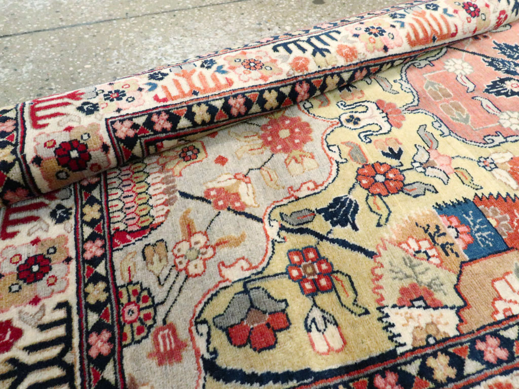 Vintage Persian Tabriz Runner, No.24553 - Gss