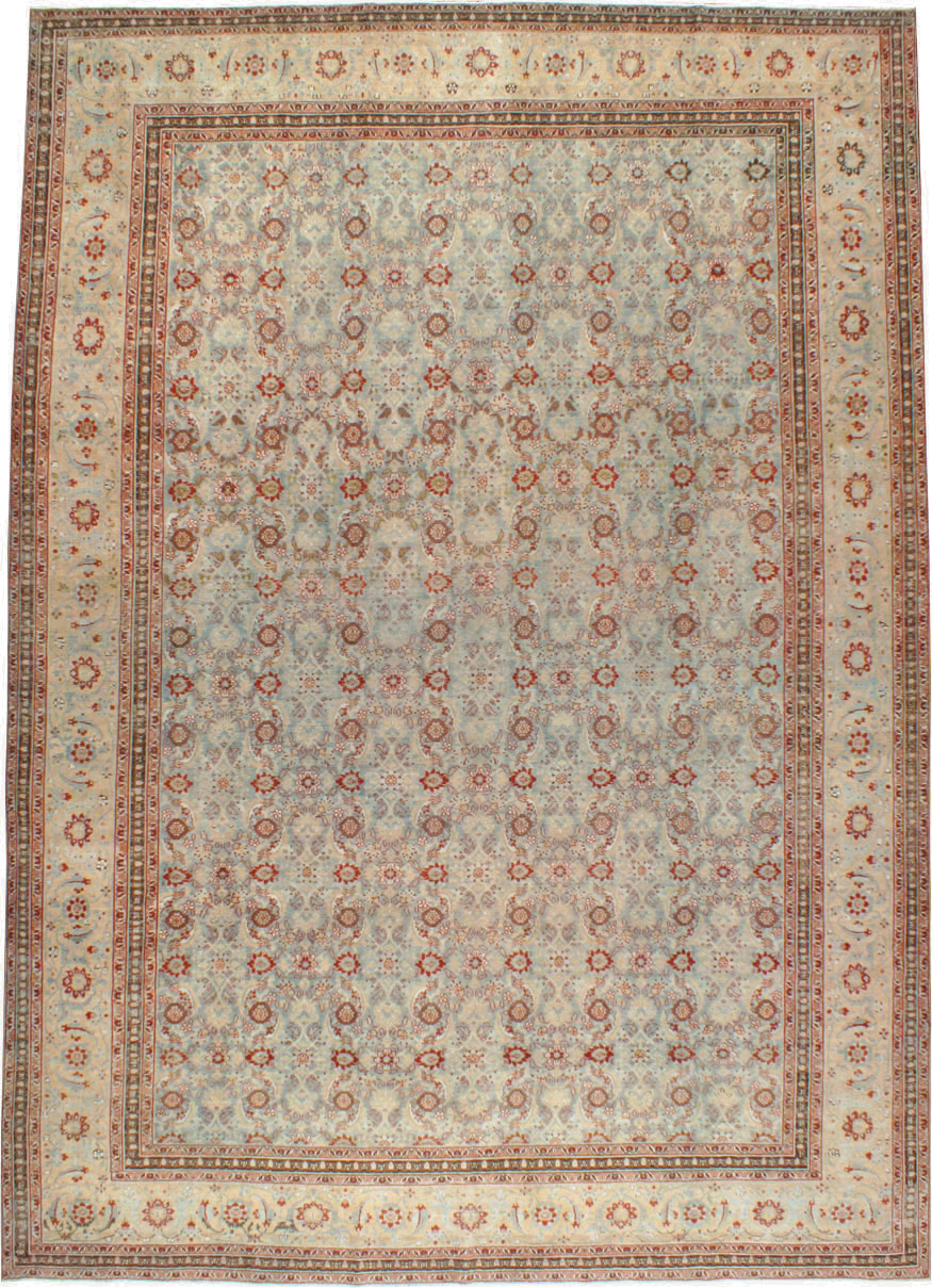 Antique Persian Tabriz Carpet, No.24559 - Gss