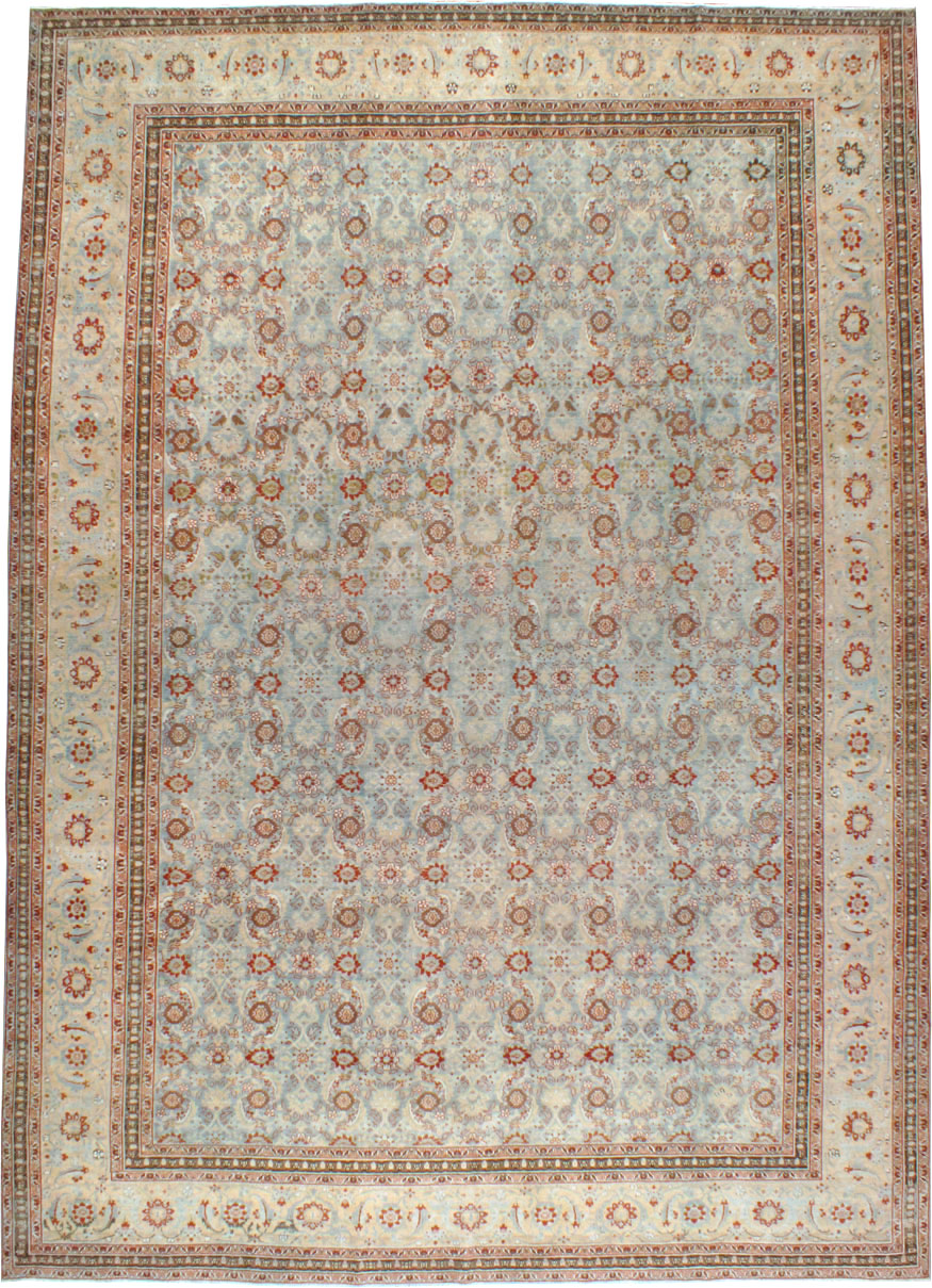 Antique Persian Tabriz Carpet, No.24559 - Gss