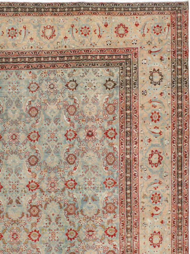 Antique Persian Tabriz Carpet, No.24559 - Gss