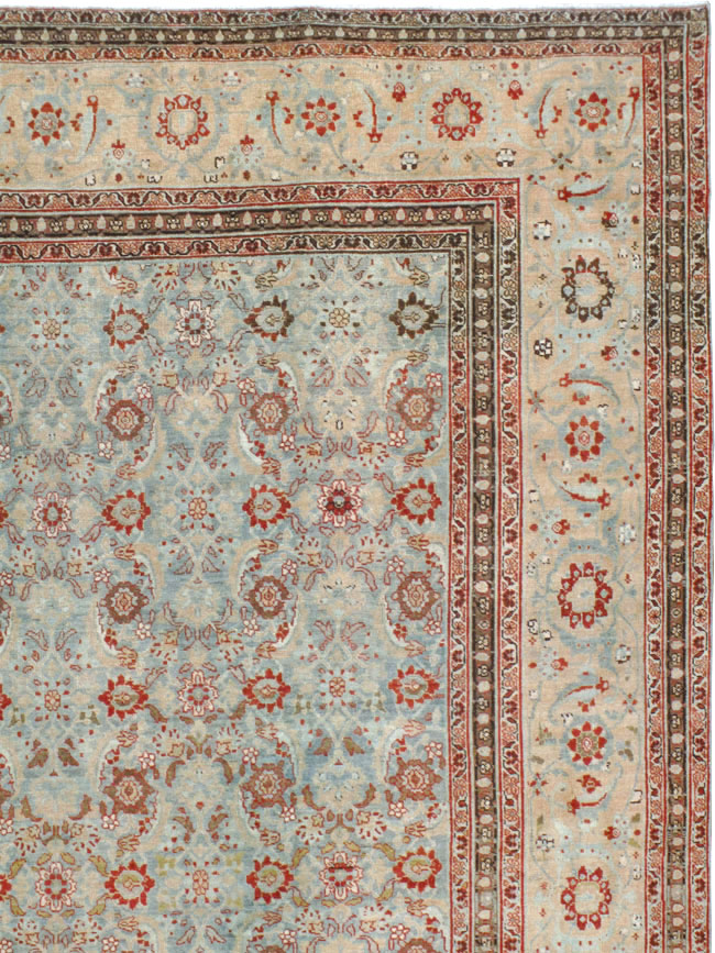Antique Persian Tabriz Carpet, No.24559 - Gss