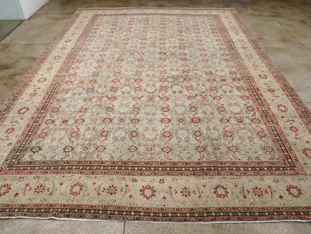 Antique Persian Tabriz Carpet, No.24559 - Gss
