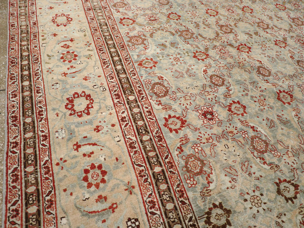 Antique Persian Tabriz Carpet, No.24559 - Gss