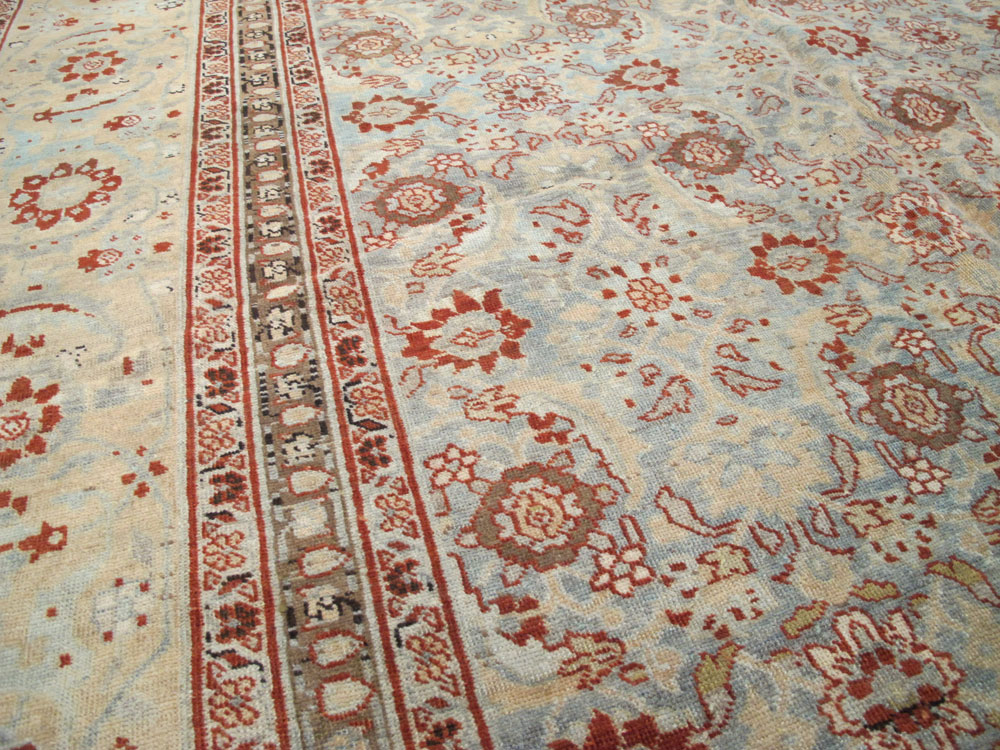 Antique Persian Tabriz Carpet, No.24559 - Gss
