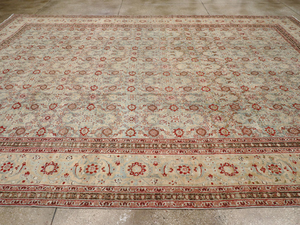 Antique Persian Tabriz Carpet, No.24559 - Gss