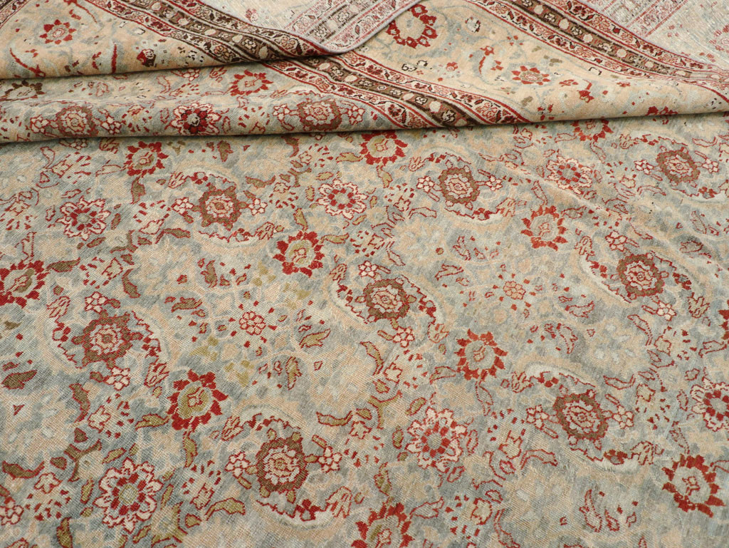 Antique Persian Tabriz Carpet, No.24559 - Gss