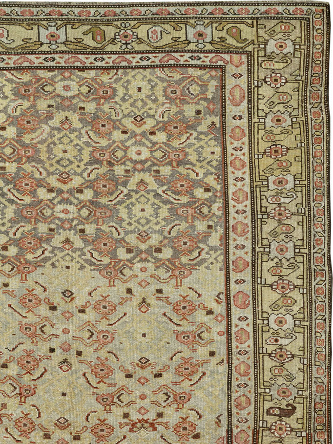 Antique Persian Kurd Accent Rug, No.24560 - Gss