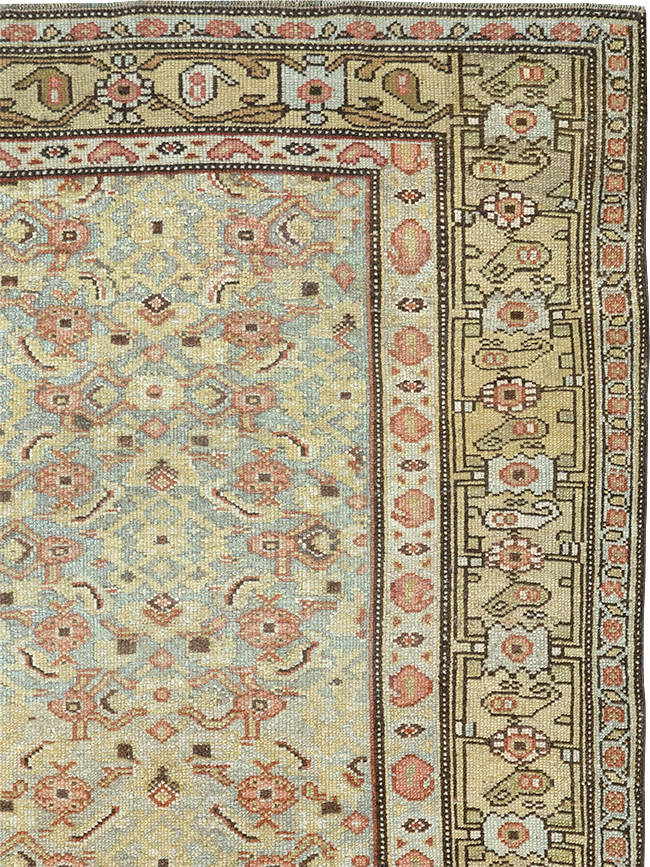 Antique Persian Kurd Accent Rug, No.24560 - Gss