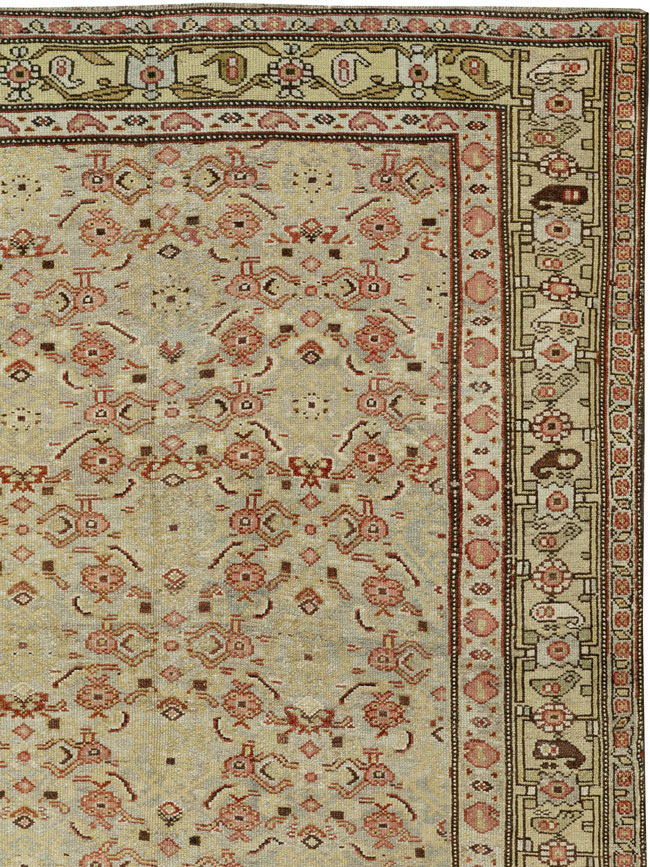 Antique Persian Kurd Accent Rug, No.24560 - Gss