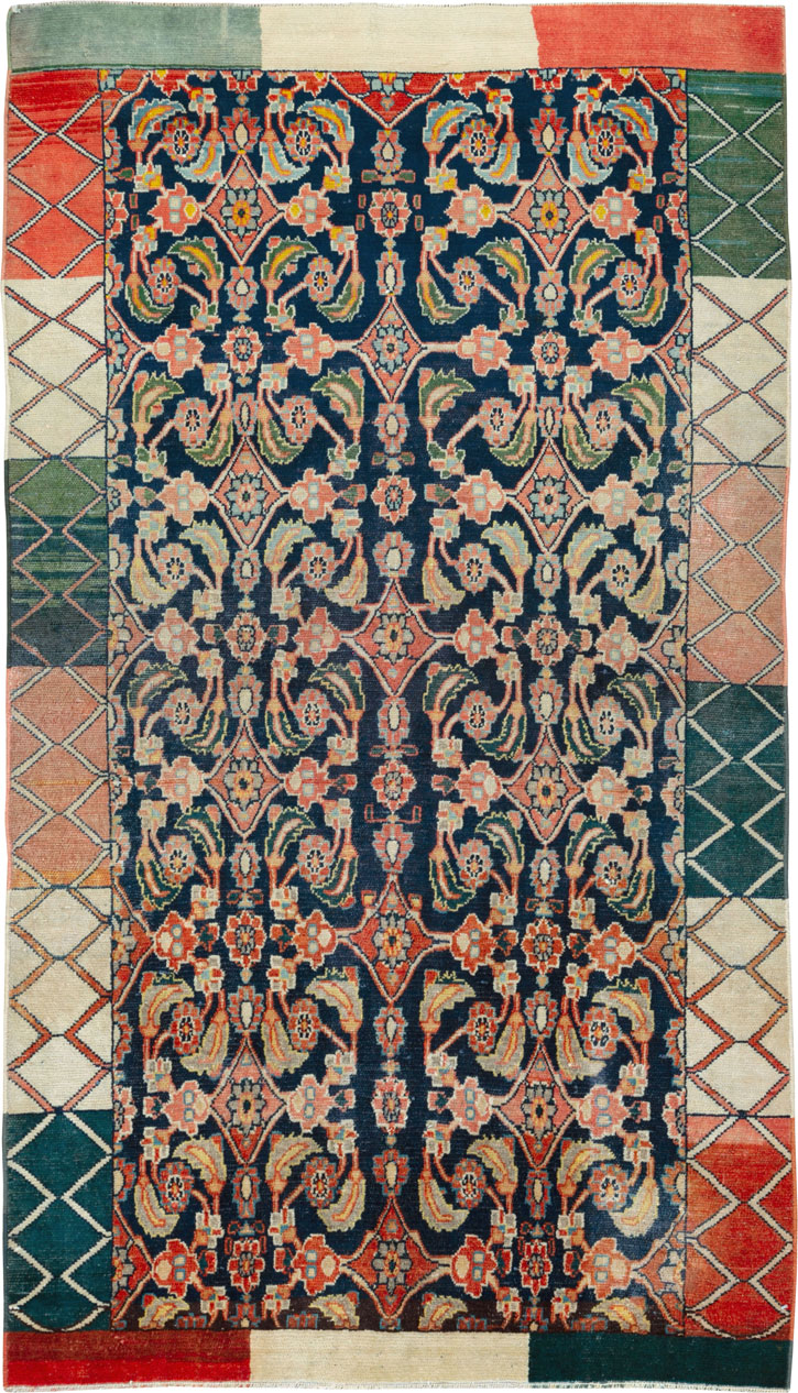 Vintage Persian Tabriz Rug, No.24562 - Gss