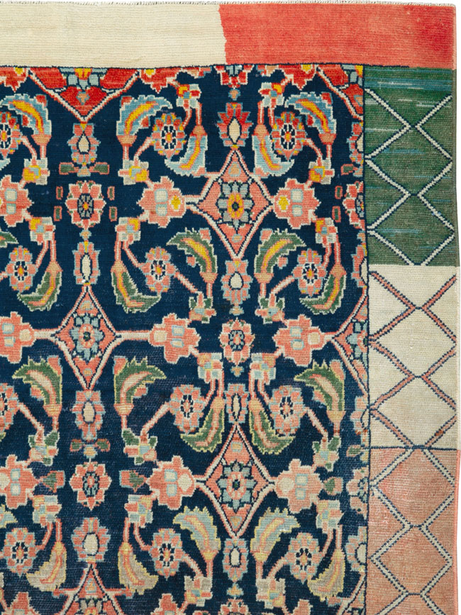 Vintage Persian Tabriz Rug, No.24562 - Gss