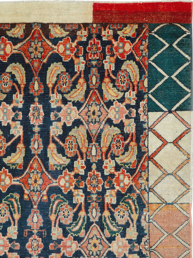 Vintage Persian Tabriz Rug, No.24562 - Gss