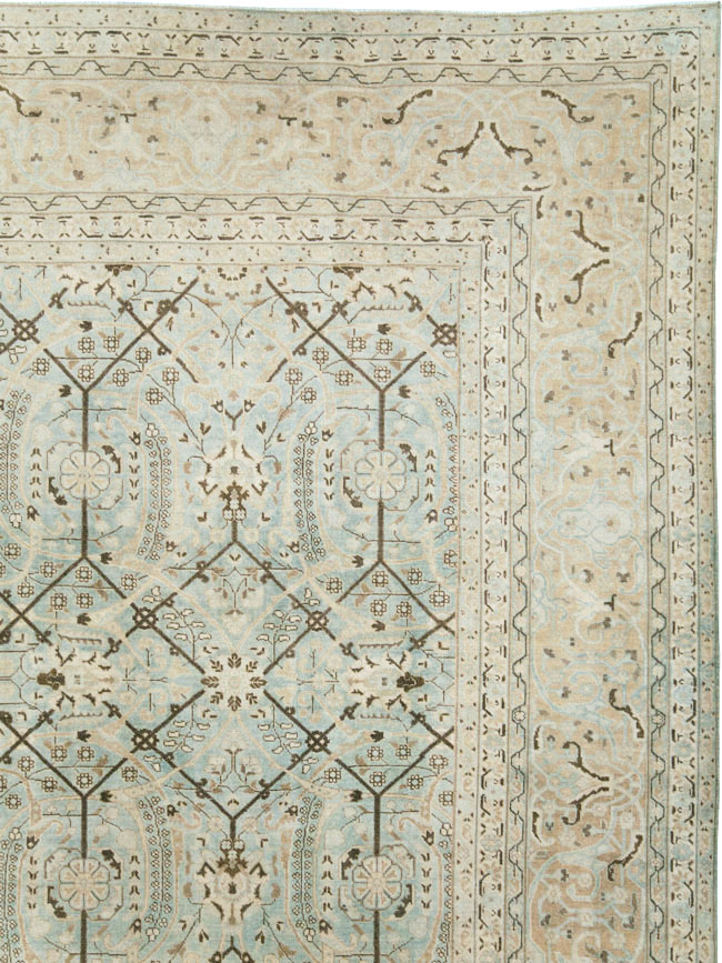 Antique Persian Tabriz Carpet, No.24579 - Gss