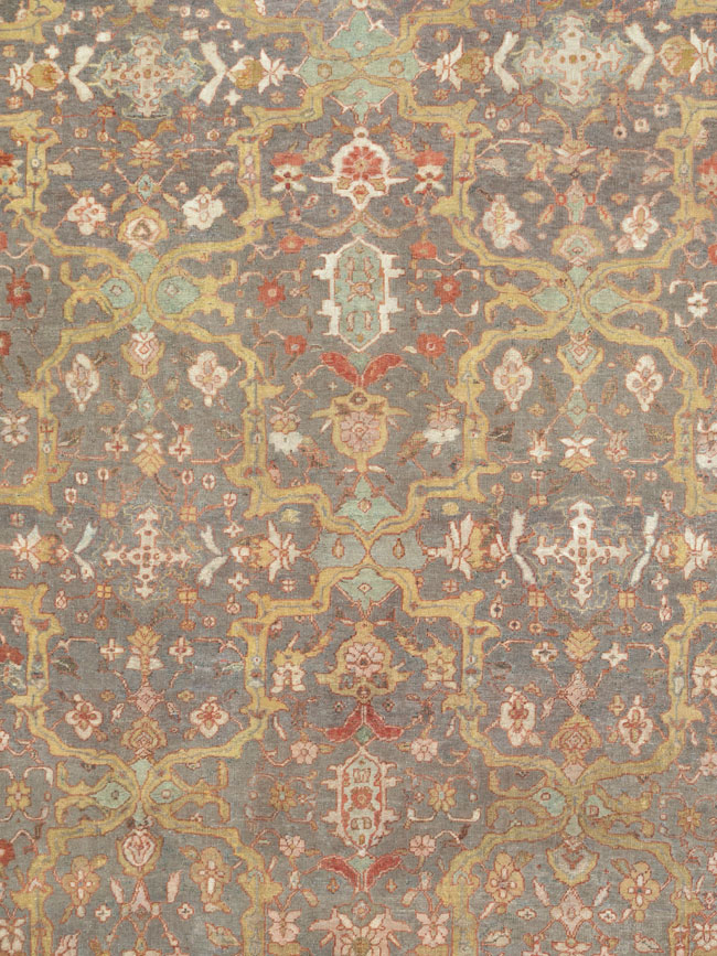 Antique Persian Mahal Carpet, No.24580 - Gss