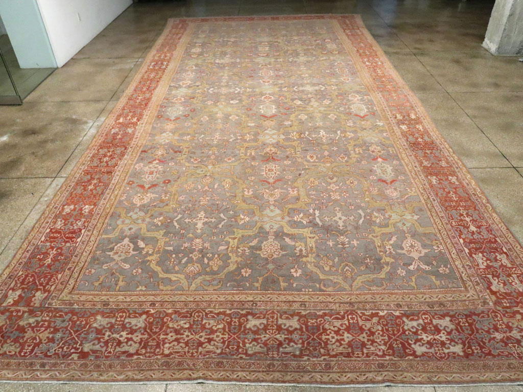Antique Persian Mahal Carpet, No.24580 - Gss