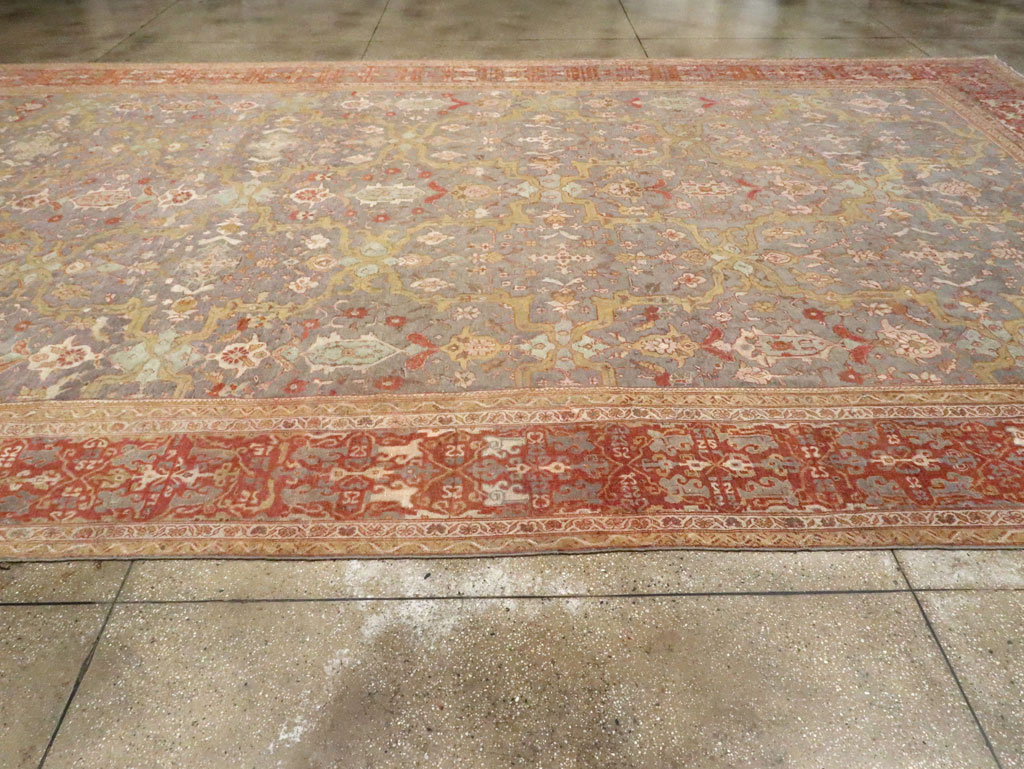 Antique Persian Mahal Carpet, No.24580 - Gss