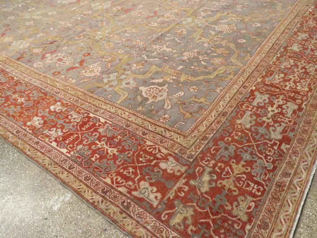 Antique Persian Mahal Carpet, No.24580 - Gss