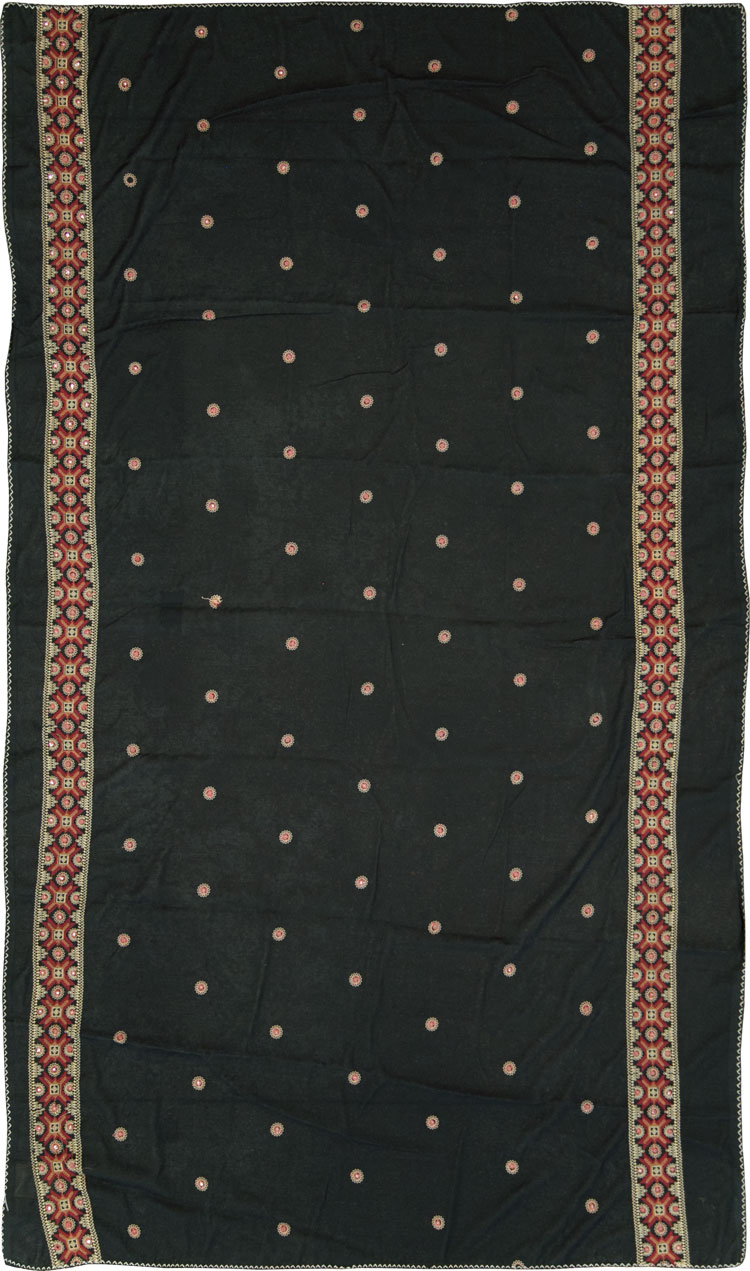 Vintage Persian Embroidered Textile, No.24590 - Gss