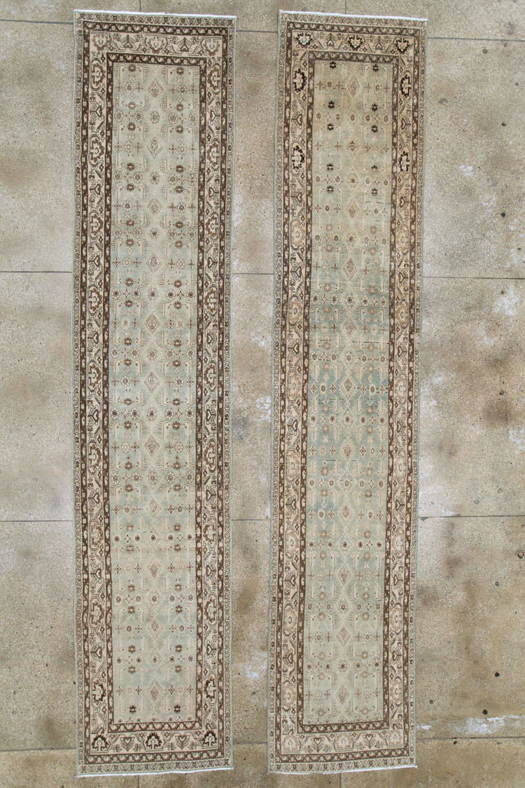 Vintage Persian Malayer Runner (Pair: 2 of 2), No.24600 - Gss