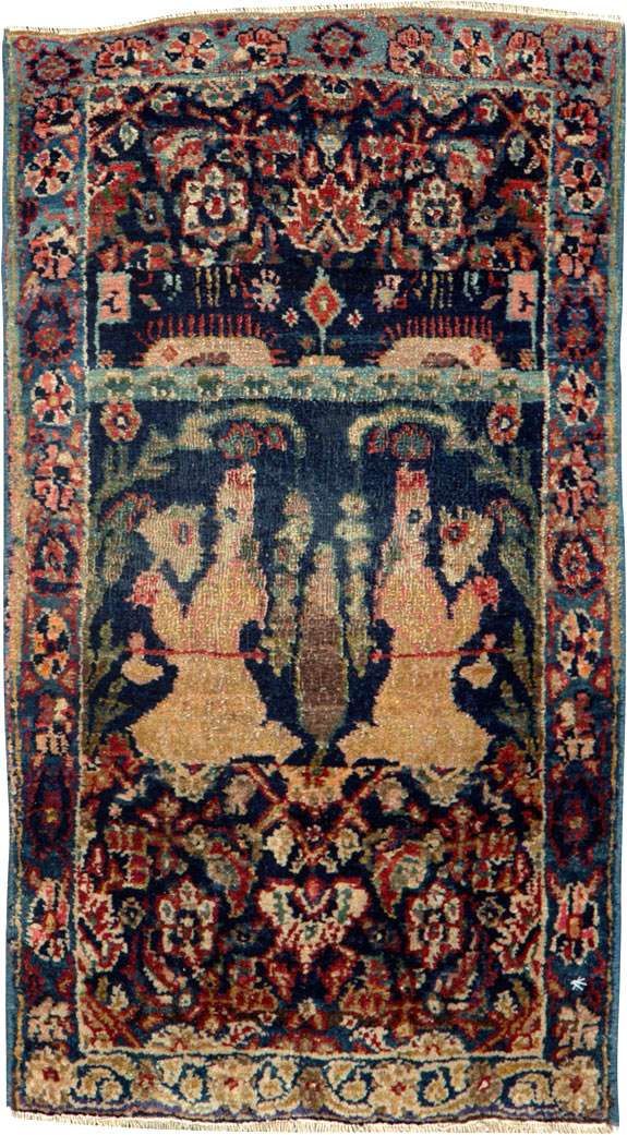 Vintage Persian Tabriz Rug, No.24610 - Gss