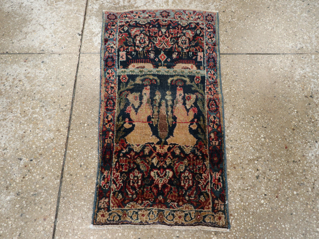 Vintage Persian Tabriz Rug, No.24610 - Gss