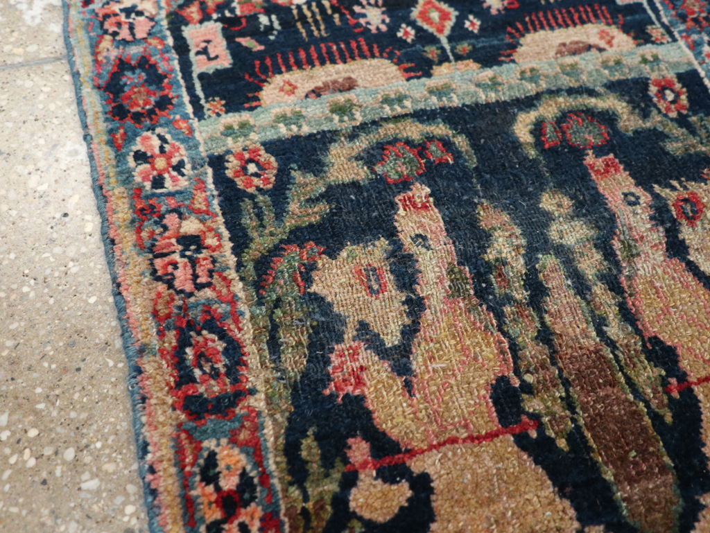 Vintage Persian Tabriz Rug, No.24610 - Gss